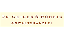Logo von Geiger Dr., Röhrig Rechtsanwälte