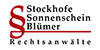 Logo von Rechtsanwälte Stockhofe Fritz, Sonnenschein Guido und Dr. Blümer Susanne